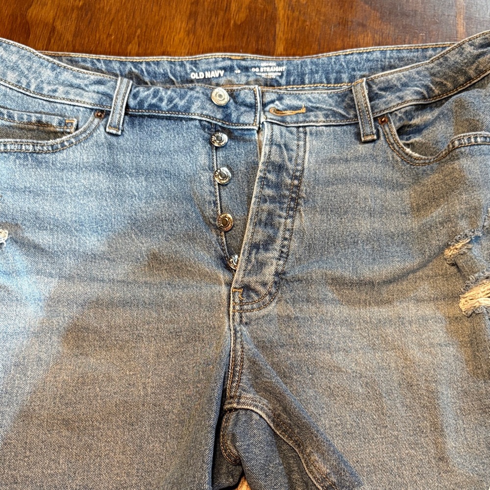 Old Navy Light Blue women’s  high rise Jean shorts